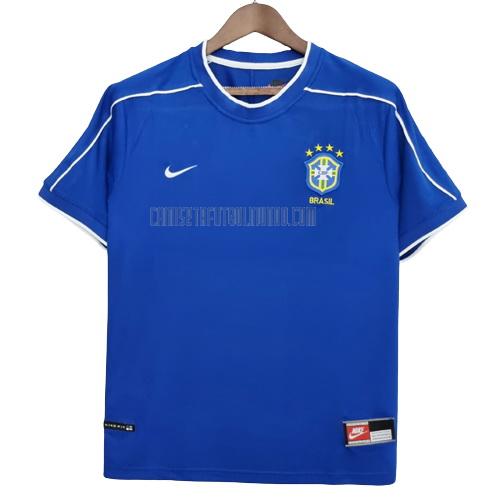 camiseta retro del brasil del segunda 1998