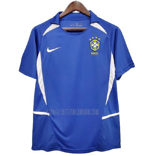 camiseta retro del brasil del segunda 2002