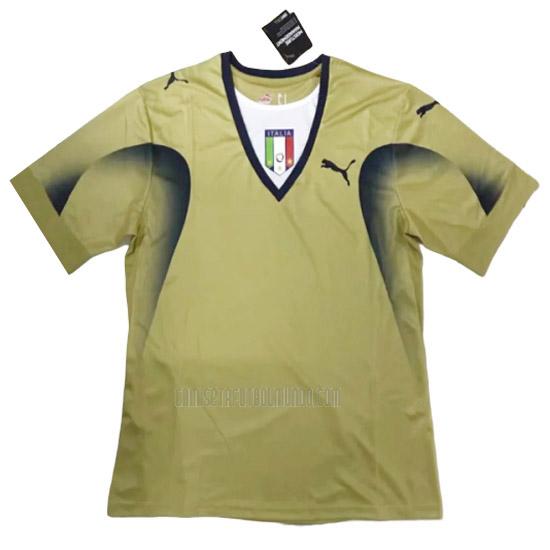 camiseta retro del italia del portero primera 2006