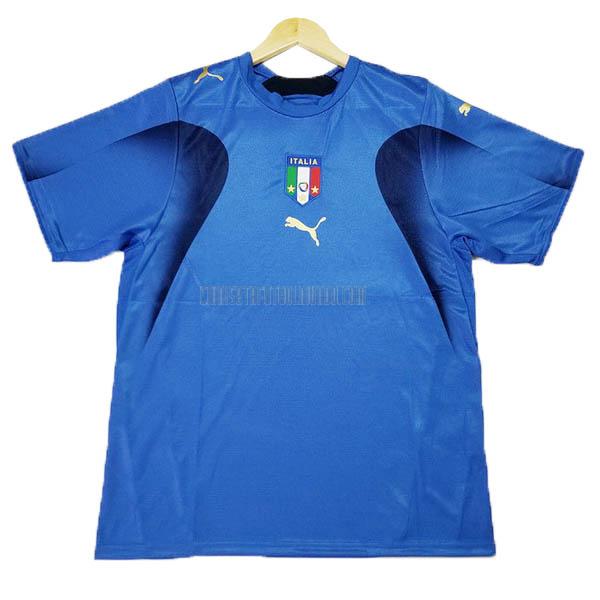 camiseta retro del italia del primera 2006
