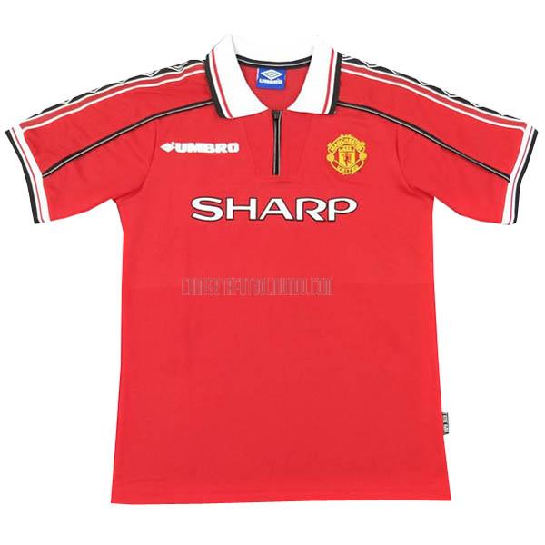 camiseta retro del manchester united del primera 1998-99