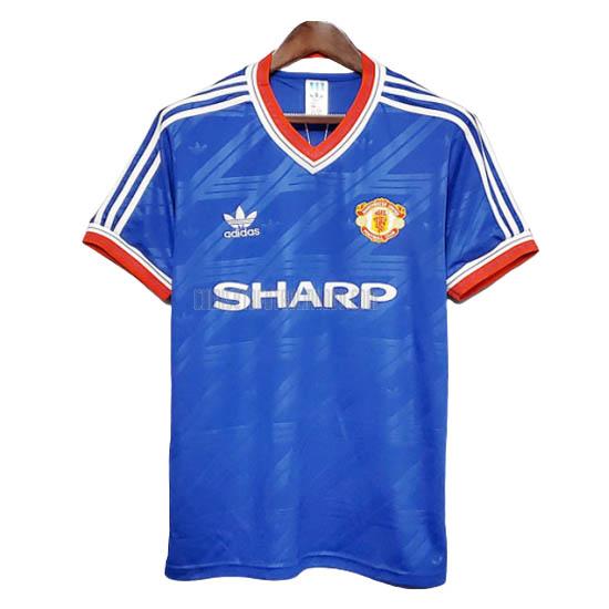 camiseta retro del manchester united del segunda 1986-1988