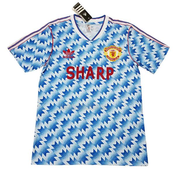 camiseta retro del manchester united del segunda 1989