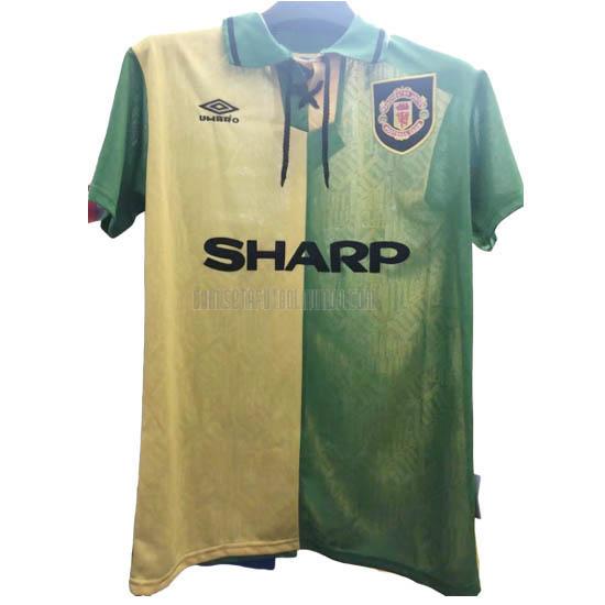 camiseta retro del manchester united del segunda 1992-1994