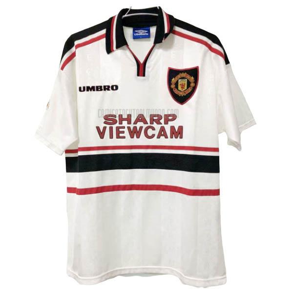 camiseta retro del manchester united del segunda 1997-99