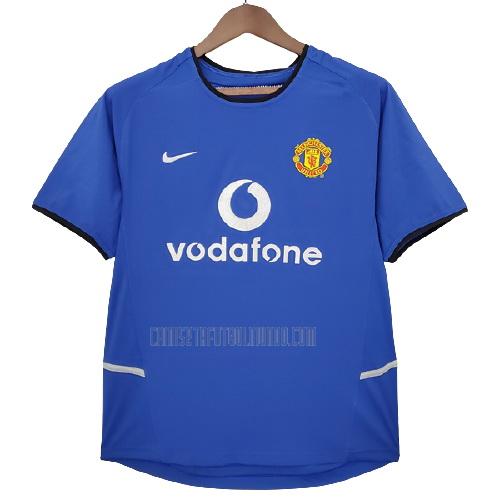 camiseta retro del manchester united del segunda 2002-2004