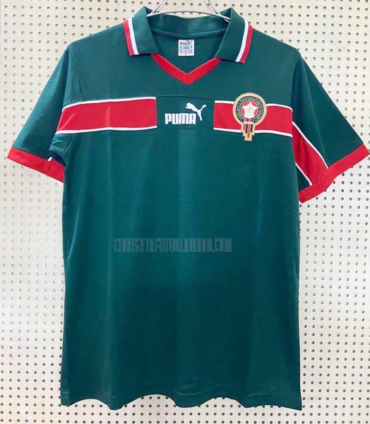 camiseta retro del marruecos del segunda 1998