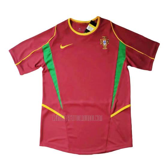 camiseta retro del portugal del primera 2002