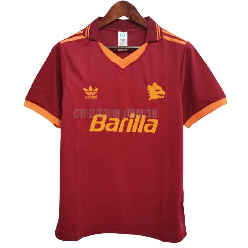 camiseta retro del roma del primera 1991-1993