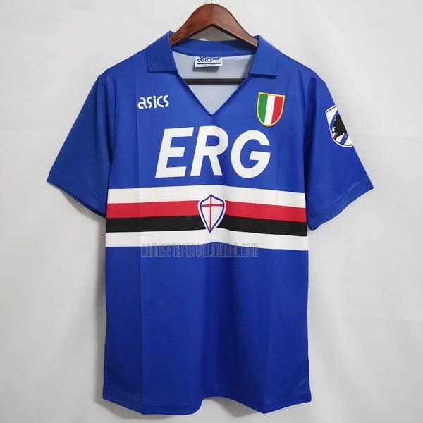 camiseta retro del sampdoria del primera 1990-1991