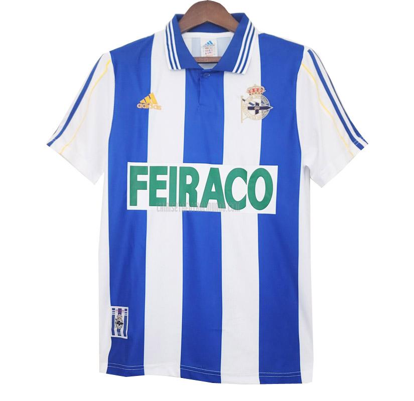 camiseta retro deportivo la coruna primera 1999-2000