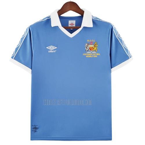 camiseta retro manchester city primera 1981-1982