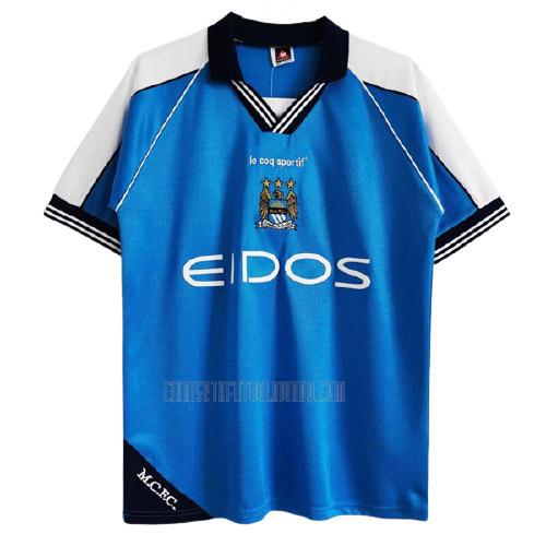 camiseta retro manchester city primera 1999-2000