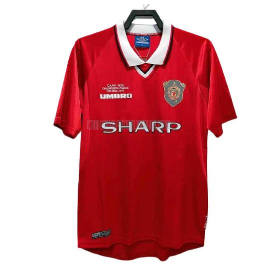 camiseta retro manchester united primera 1999-2000