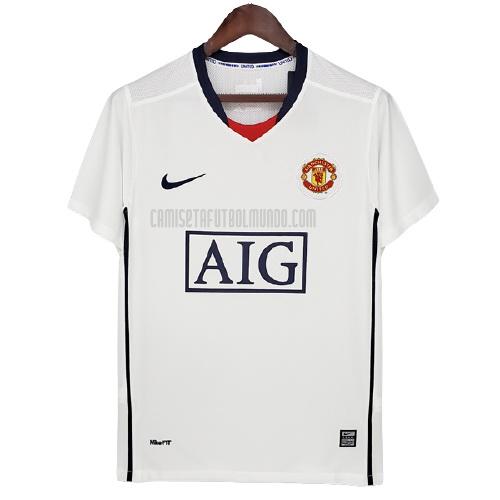 camiseta retro manchester united segunda 2008-2009