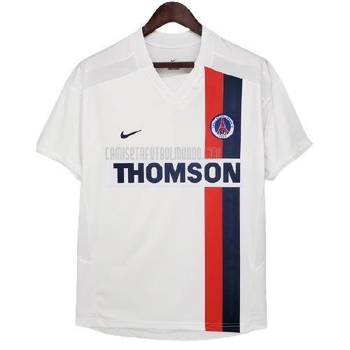camiseta retro paris saint-germain segunda 2002-2003