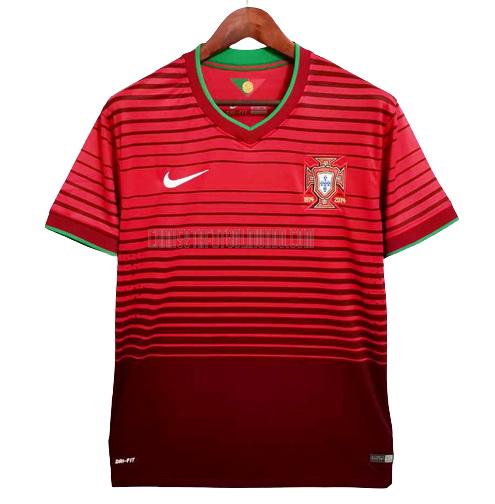 camiseta retro portugal primera 2014