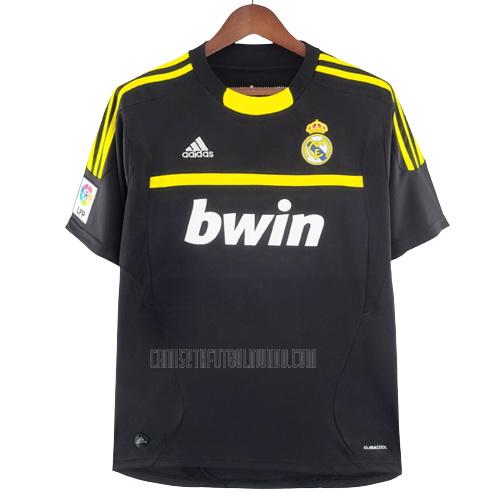 camiseta retro real madrid portero negro 2011-2012