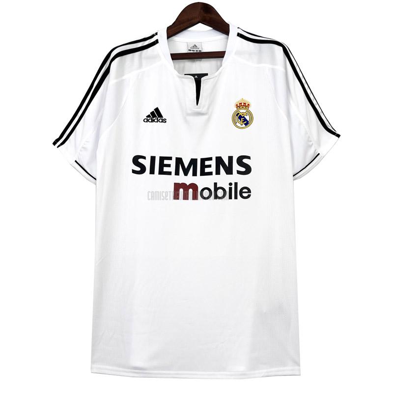 camiseta retro real madrid primera 2003-2004