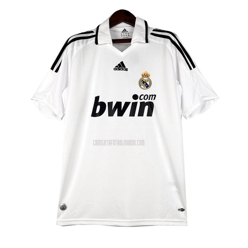 camiseta retro real madrid primera 2008-2009