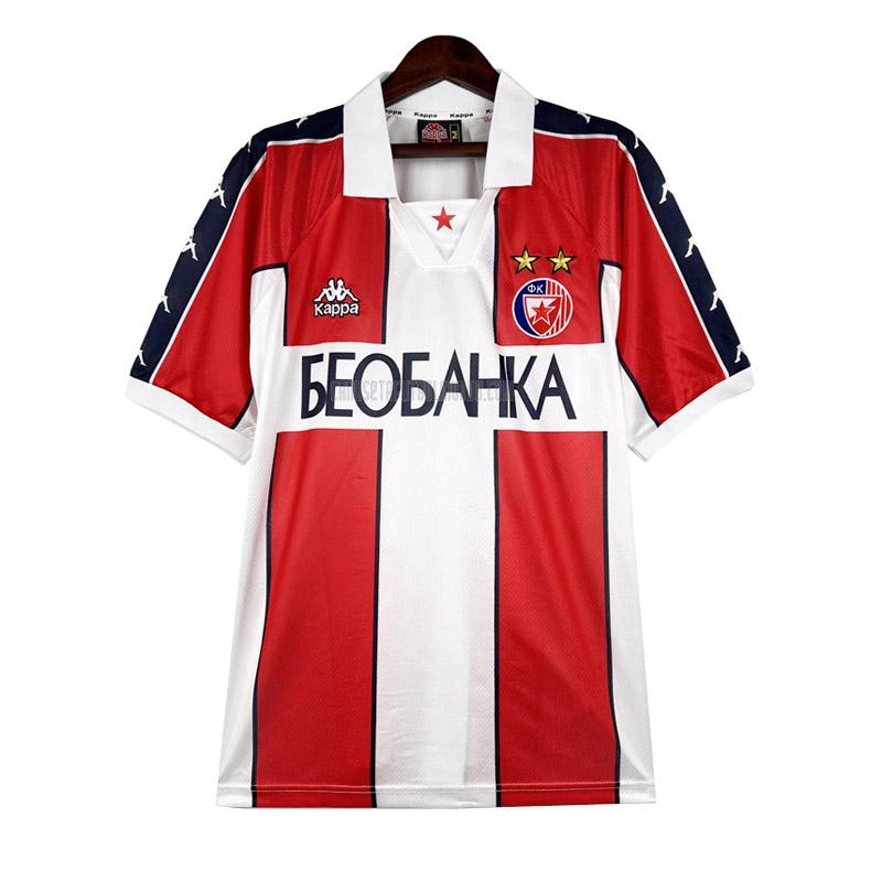 camiseta retro red star belgrade primera 1995-1997