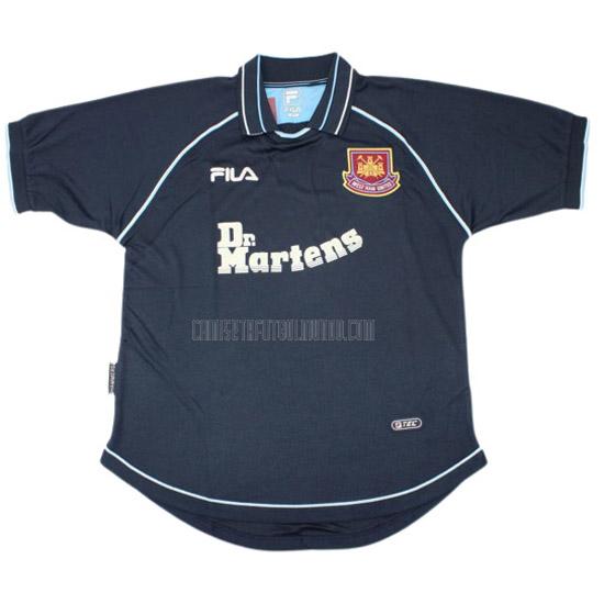 camiseta retro west ham united tercera 1999-2000