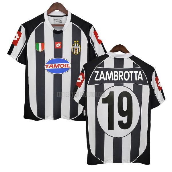 camiseta retro zambrotta juventus primera 2002-2003
