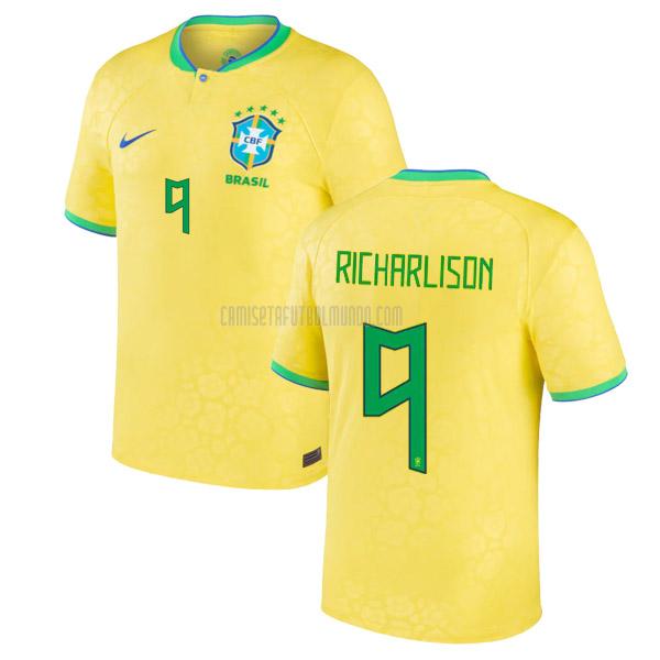 camiseta richarlison brasil copa mundial primera 2022