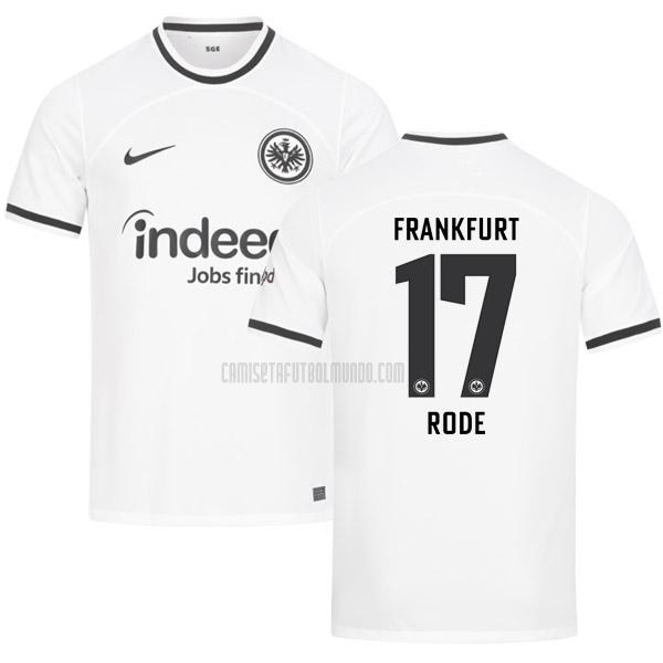 camiseta rode eintracht frankfurt primera 2022-2023