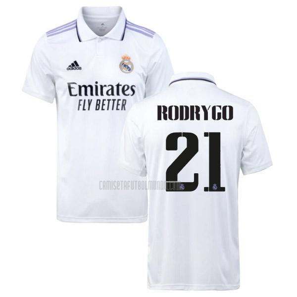 camiseta rodrygo real madrid primera 2022-2023