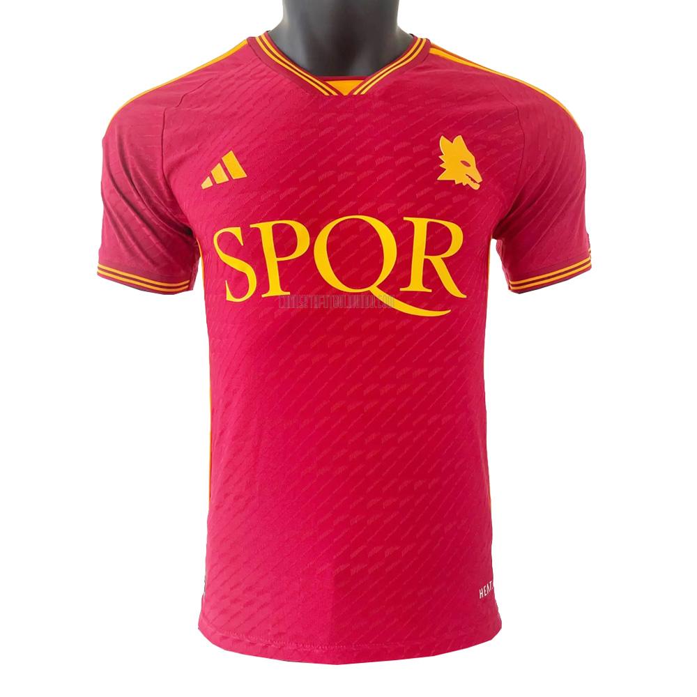 camiseta roma spqr edición de jugador primera 2023-2024