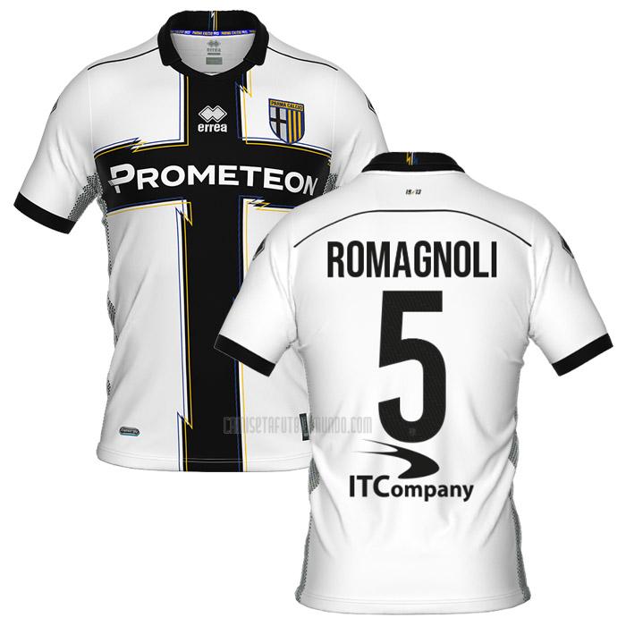 camiseta romagnoli parma calcio primera 2022-2023