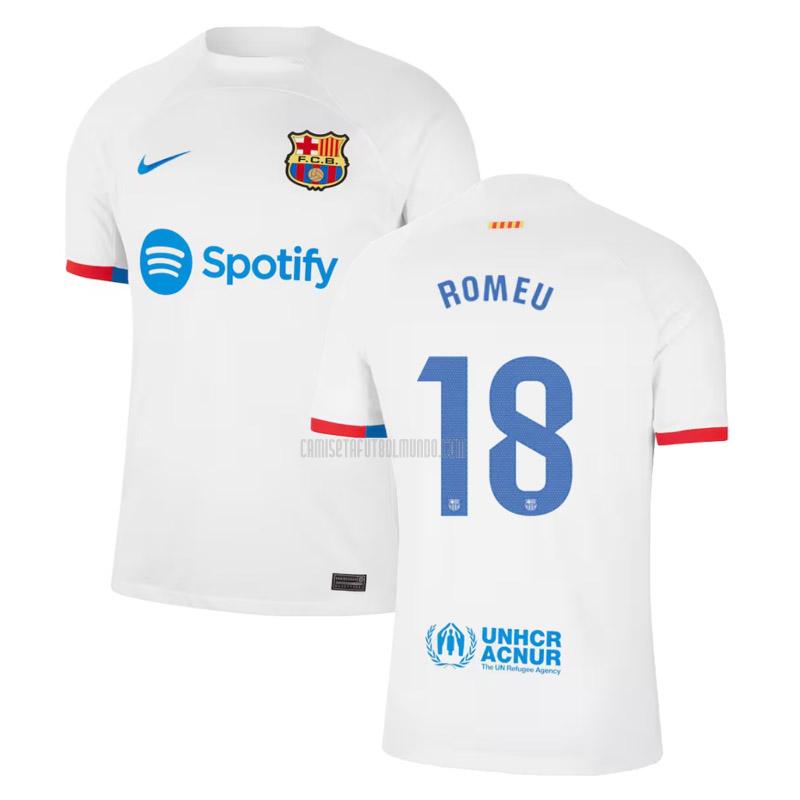 camiseta romeu barcelona segunda 2023-2024