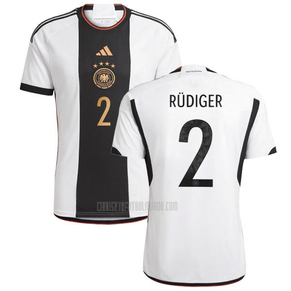 camiseta rüdiger alemania copa mundial primera 2022