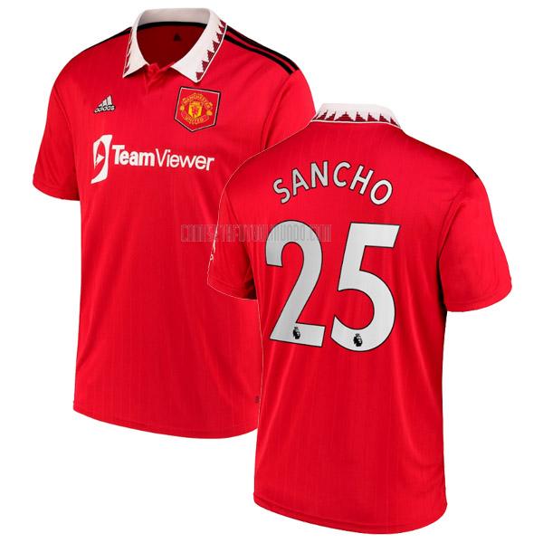 camiseta sancho manchester united primera 2022-2023