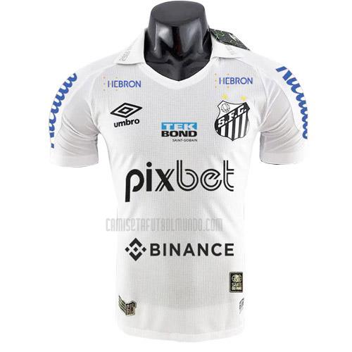 camiseta santos fc edición de jugador todos patrocinadores primera 2022-2023