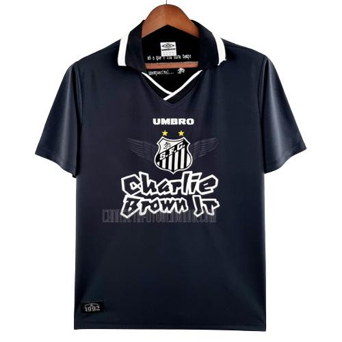 camiseta santos fc umbro days of glory negro 2022-2023