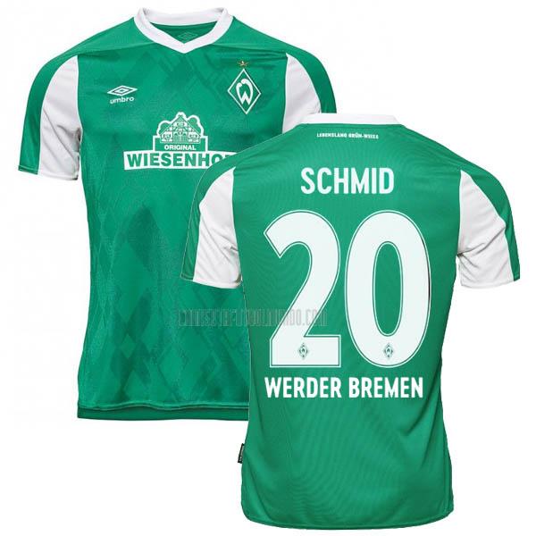camiseta schmid del werder bremen del primera 2020-2021