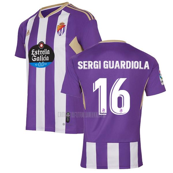 camiseta sergi guardiola real valladolid primera 2022-2023