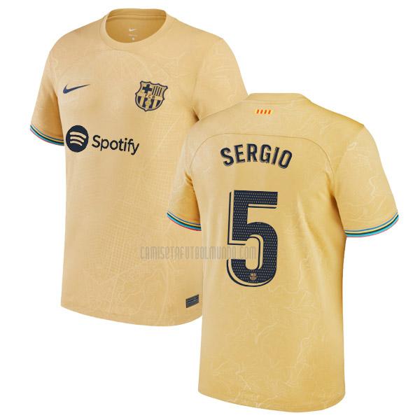 camiseta sergio barcelona segunda 2022-2023