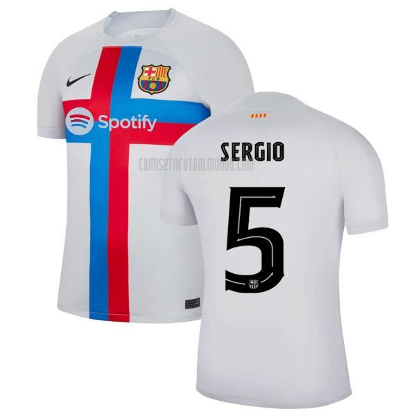 camiseta sergio barcelona tercera 2022-2023