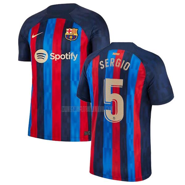 camiseta sergio fc barcelona primera 2022-2023