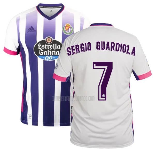 camiseta sergio guardiola del real valladolid del primera 2020-2021
