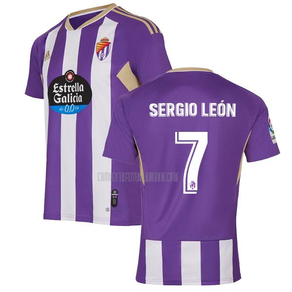 camiseta sergio leÓn real valladolid primera 2022-2023