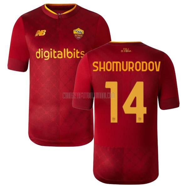 camiseta shomurodov del roma del primera 2022-2023