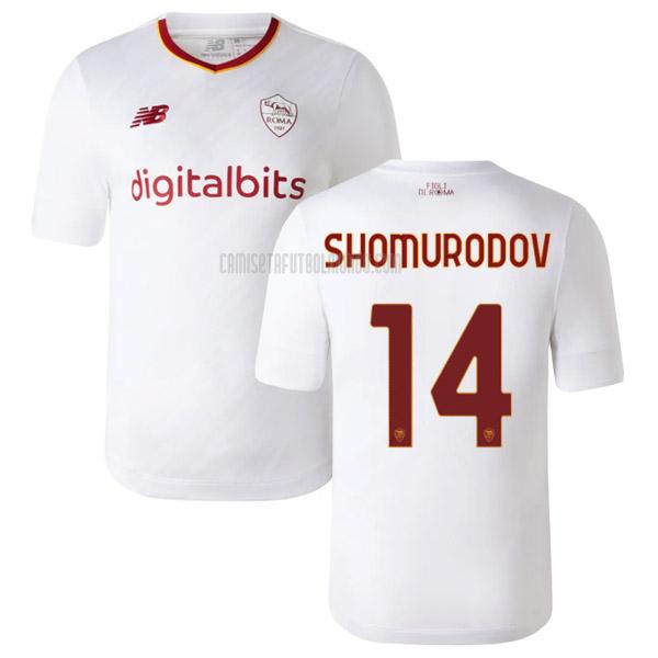 camiseta shomurodov roma segunda 2022-2023