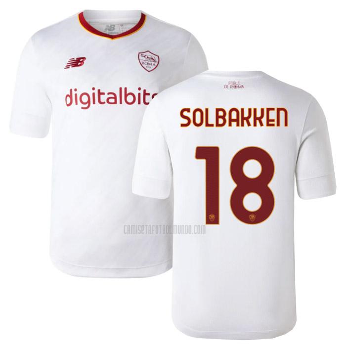 camiseta solbakken roma segunda 2022-2023
