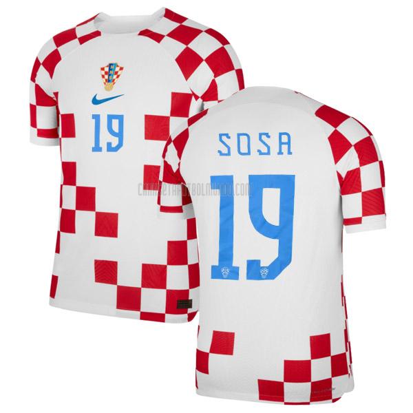 camiseta sosa croacia copa mundial primera 2022