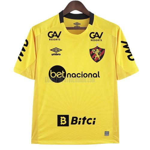 camiseta sport recife todos patrocinadores portero amarillo 2022-2023