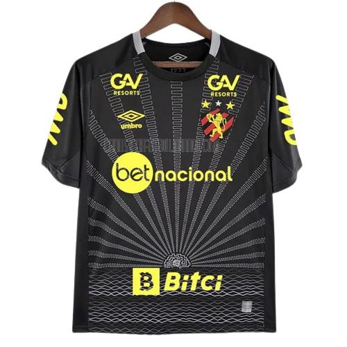 camiseta sport recife todos patrocinadores portero negro 2022-2023